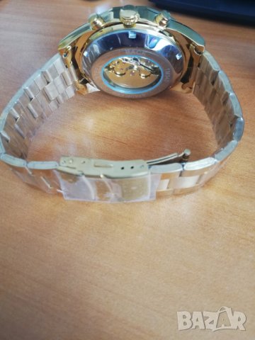ПОЗЛАТЕН с 18карата злато Автоматичен часовник WINNЕР № 1  SKELETON , снимка 12 - Мъжки - 14417458
