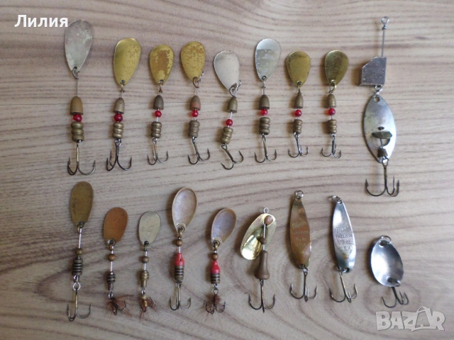 Блесни - стари модели, снимка 2 - Стръв и захранки - 53141104