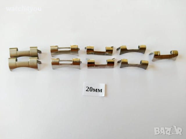 ПЛАСТИНИ,ПОСЛЕДНО ЗВЕНО ЗА ВЕРИЖКА НА ЧАСОВНИК. АДАПТЕР ПРЕХОДНИК НАКРАЙНИЦИ АДАПТЕРИ ЗА ВЕРИЖКИ, снимка 2 - Други - 21824906