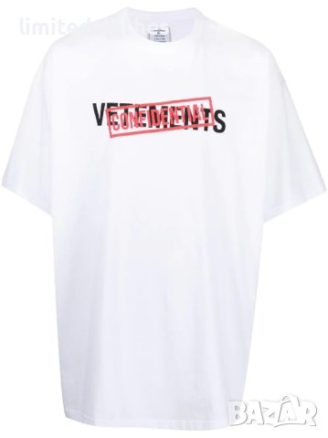 VETEMENTS White Confidential Logo Print Oversized Мъжка / Дамска Тениска size XL (XXL), снимка 2 - Тениски - 40271750