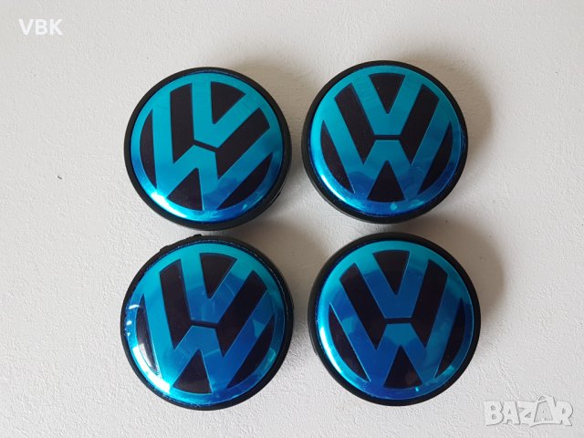 4 бр.Капачки за джанти на Фолксваген/VW 65/60мм Ново, снимка 2 - Аксесоари и консумативи - 38593503