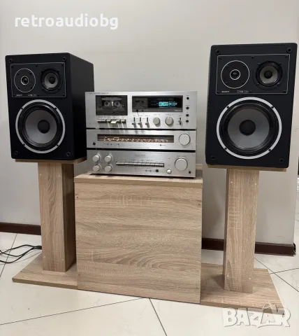 🔉Ретро аудио система сет LUXMAN - усилвател, дек, тунер + тонколони Sony🔉, снимка 2 - Аудиосистеми - 56124886