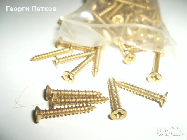 Винтове за дърво-3Х20мм. (Бели и жълти), снимка 1