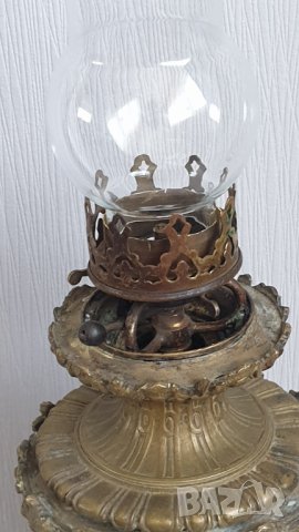 Стара Френска газова лампа, снимка 4 - Колекции - 42418143