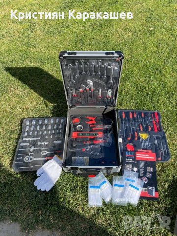 Немски куфар с инструменти BLT Werkzeuge 1050 части, снимка 3 - Куфари с инструменти - 42650812