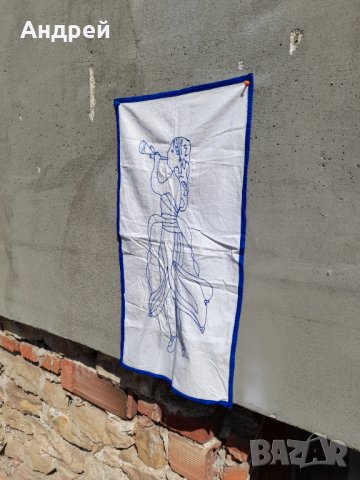 Старинен бродиран ковьор,покривка за стена #140, снимка 3 - Други ценни предмети - 34018100