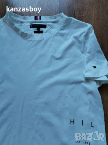 Tommy Hilfiger - страхотна мъжка тениска XL SLIM FIT КАТО НОВА , снимка 2 - Тениски - 50086797