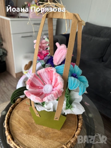 Ръчно изработен букет за всеки повод, снимка 13 - Изкуствени цветя - 54140239