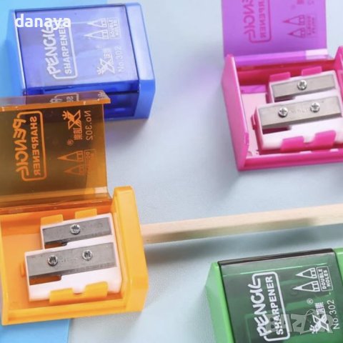 3982 Двойна острилка за моливи с контейнер, снимка 5 - Ученически пособия, канцеларски материали - 42448701