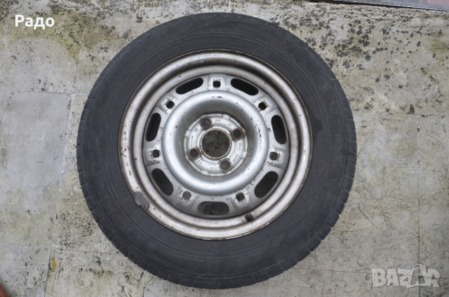 Продавам 4бр ЛЕТНИ ГУМИ NOKIAN 185/65R14 С ДЖАНТИ 4X100 ET38 6JX14 H2, снимка 2 - Гуми и джанти - 36396760