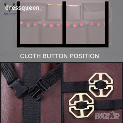 2705 Органайзер за багажник с  захващане за задните седалки, снимка 2 - Аксесоари и консумативи - 30456219