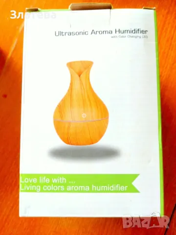 Овлажнител и арома дифузер за въздух + USB - Ultrasonic Aroma Humidifier , снимка 2 - Други стоки за дома - 49203692