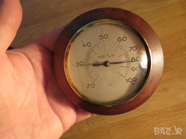 Стар немски Влагомер SUNDO от 70 те - измерва влажност в помещение, пространство , терариум., снимка 2 - Антикварни и старинни предмети - 34453320