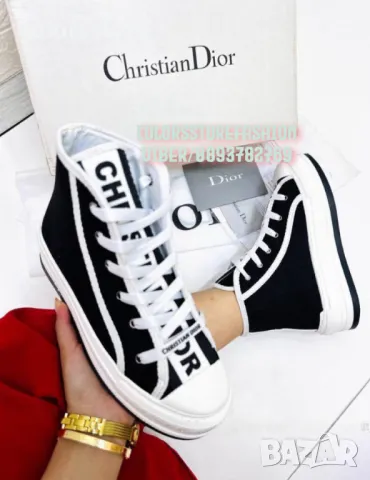 Дамски черни кецове Dior/BR76