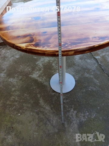 маси с нови стойки и дървени плотове, снимка 3 - Други стоки за дома - 54227074