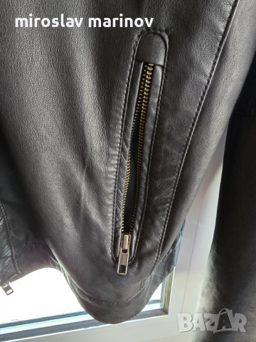 Продавам мъжко кожено яке , снимка 5 - Якета - 52788809