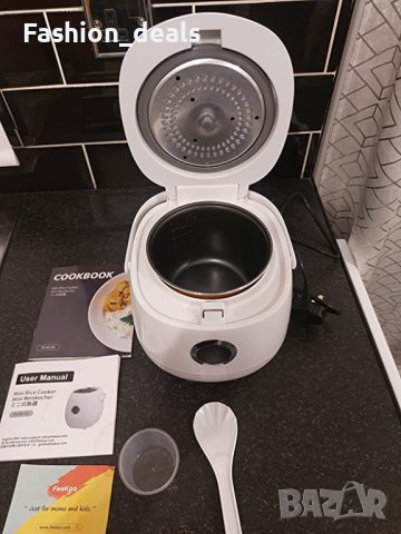 Нов многофункционален мини уред за готвене ориз 1,2 л 1-2 души кухня готвач дом, снимка 7 - Други - 40298006