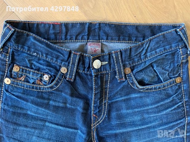 True Religion Rainbow Bobby дънки, размер W34/L33, снимка 4 - Дънки - 52504295
