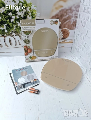 Кухненска везна с LED дисплей и автоматично изключване Lexical LKS-4301