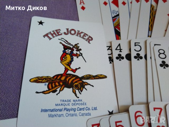 Bee club special playing cards #92 карти за игра 52+3 нови пластик 100% американски в кутия, снимка 7 - Карти за игра - 39160906