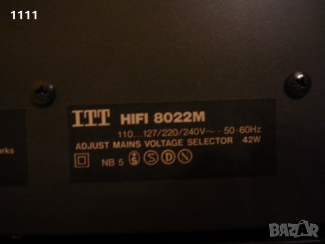 ITT 8041 I 8022M I 8061, снимка 8 - Ресийвъри, усилватели, смесителни пултове - 35343538