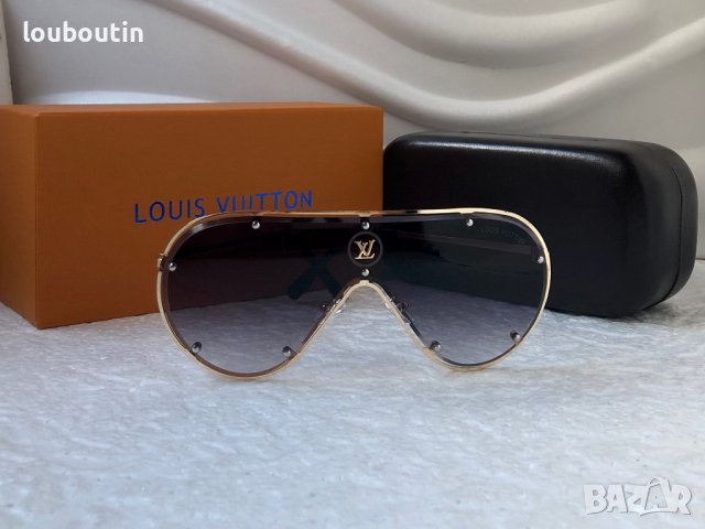 Louis Vuitton Mъжки слънчеви очила маска висок клас, снимка 7 - Слънчеви и диоптрични очила - 39123065