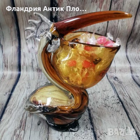 Стъклопластика - Пеликан, снимка 4 - Статуетки - 42906059