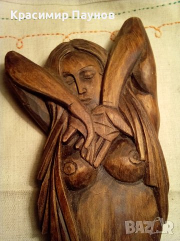 Статуетка дърворезба ,Голешев