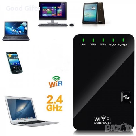 Рутер и усилвател за Wi-Fi с два LAN порта, снимка 2 - Друга електроника - 38102480