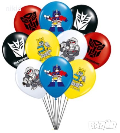 Трансформерс transformers Обикновен надуваем латекс латексов балон парти, снимка 3 - Други - 27782311