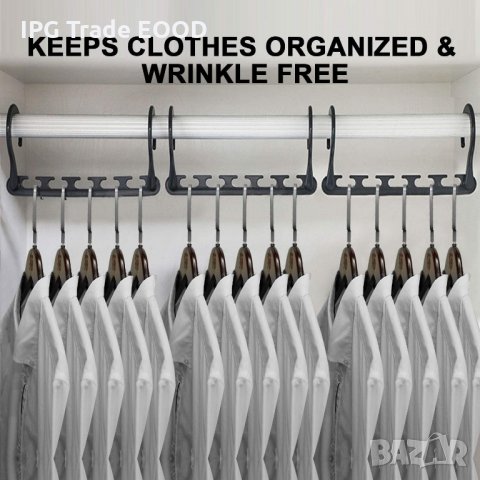 10 бр. закачалки / органайзер за дрехи , снимка 4 - Други стоки за дома - 31308182