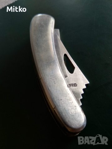 Стар немски ловджийски бръснач + нож, снимка 5 - Ножове - 44447071