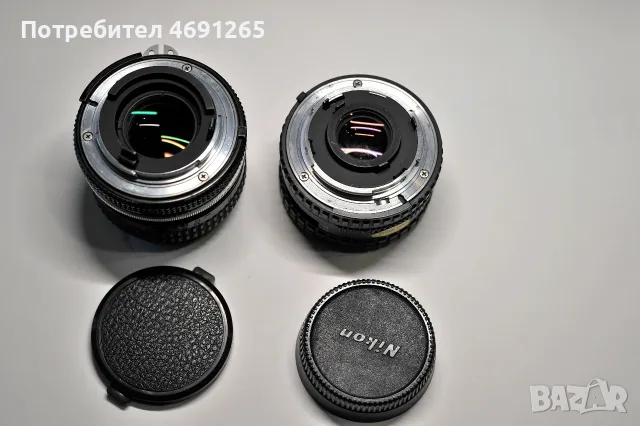 Nikkor E-series /ai-s/ 35/2.5  Nikkor AI 50/2 , снимка 4 - Обективи и филтри - 56246332