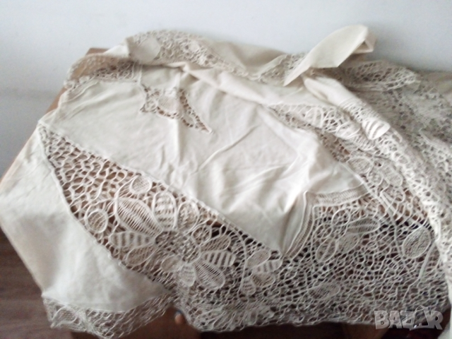 Стара градска покривка, снимка 6 - Антикварни и старинни предмети - 36830511