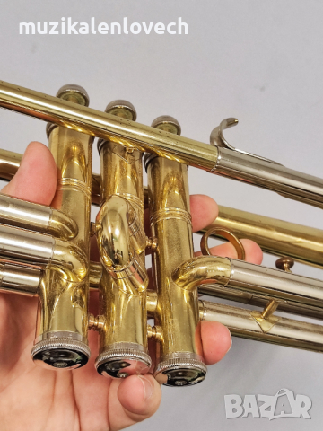 Bufon B-Flat Trumpet (P-357) Made in France - Френски Б Тромпет с твърд куфар, снимка 14 - Духови инструменти - 44552388