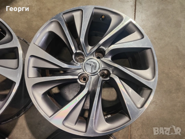 4бр. алуминиева джанта  17цола за Citroen, снимка 4 - Гуми и джанти - 54309441