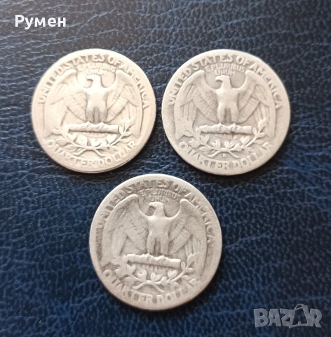 Quarter Dollar-1935-36 S-37г.Сребро!, снимка 2 - Нумизматика и бонистика - 44400377