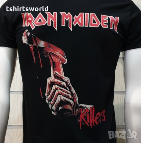 Нова мъжка тениска с дигитален печат и на гърба на музикалната група IRON MAIDEN - KILLERS, снимка 14 - Тениски - 35354379