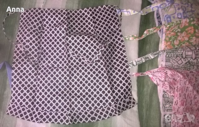 Чисто нови памучни кухненски престилки и кухненски кърпи / карета / покривки за хранене 55х40 см