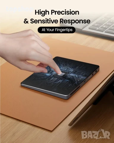 ЧИСТО НОВ Безжичен тъчпад / тракпад ProtoArc T1 Plus с Bluetooth, за Windows 10/11 PC лаптоп, снимка 3 - Клавиатури и мишки - 50501511