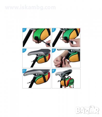 ВОДОУСТОЙЧИВА И МНОГО КОМПАКТНА ЧАНТИЧКA ЗА СЕДАЛКА - код 1612, снимка 10 - Аксесоари за велосипеди - 33991961