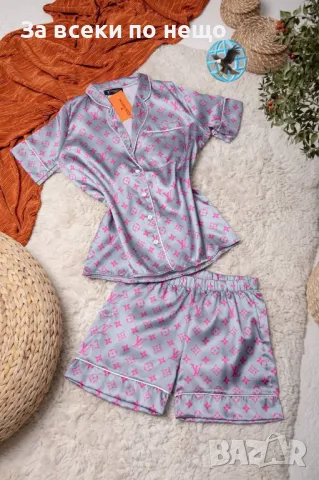 Fendi🔝Christian Dior🔝Versace🔝Louis Vuitton🔝Balenciaga🔝Gucci🔝Дамска Лятна Пижама Код D1913, снимка 5 - Пижами - 49341552