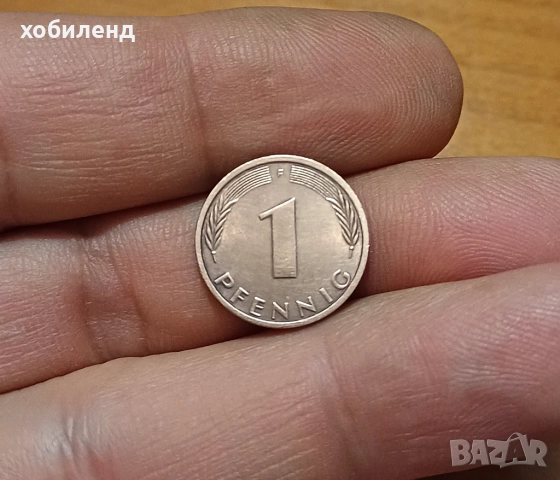 1 пфенинг ФРГ 1970/F нециркулирал , снимка 1