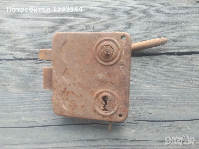 Стара брава за врата, снимка 2 - Антикварни и старинни предмети - 51416496