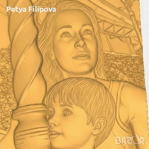 3D Портрет върху дърво, снимка 3 - Дърводелски услуги - 53912207