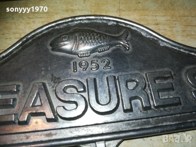 fish maeasure spoon-1952-внос france, снимка 4 - Колекции - 30304820