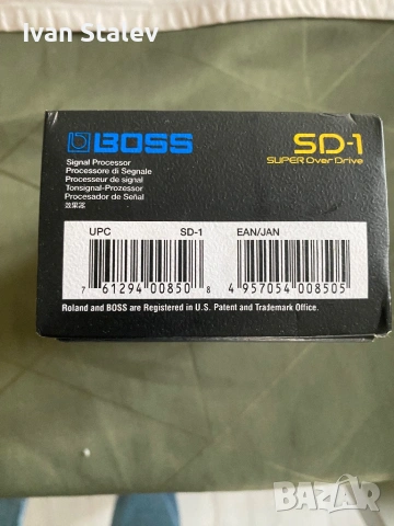 Boss SD1 guitar pedal, снимка 9 - Китари - 53915502