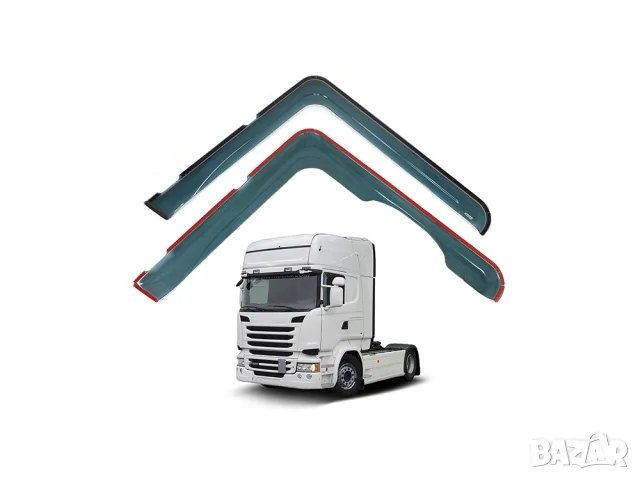 Дълги ветробрани за Scania 2004-2016 г. външен монтаж