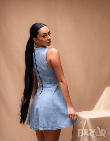 деним рокля , снимка 2 - Рокли - 51538225