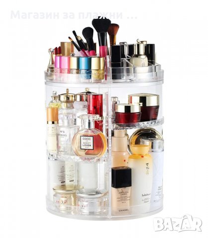 ОРГАНАЙЗЕР ЗА ГРИМОВЕ GLAM CADDY С ВЪРТЯЩ МЕХАНИЗЪМ - код 1760, снимка 7 - Органайзери - 33982227